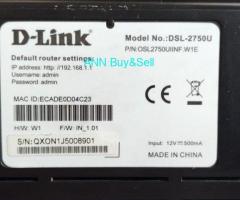 Used D-Link DSL -2750U