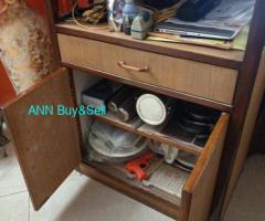 Corner wooden table